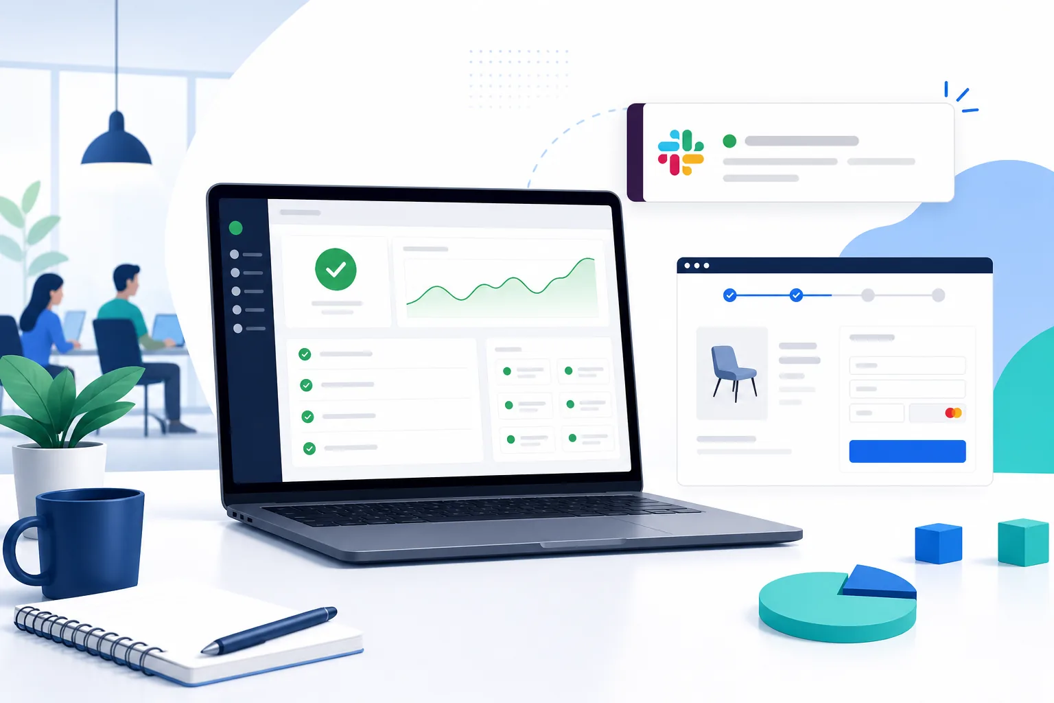 Illustration of multi-client monitoring for agencies